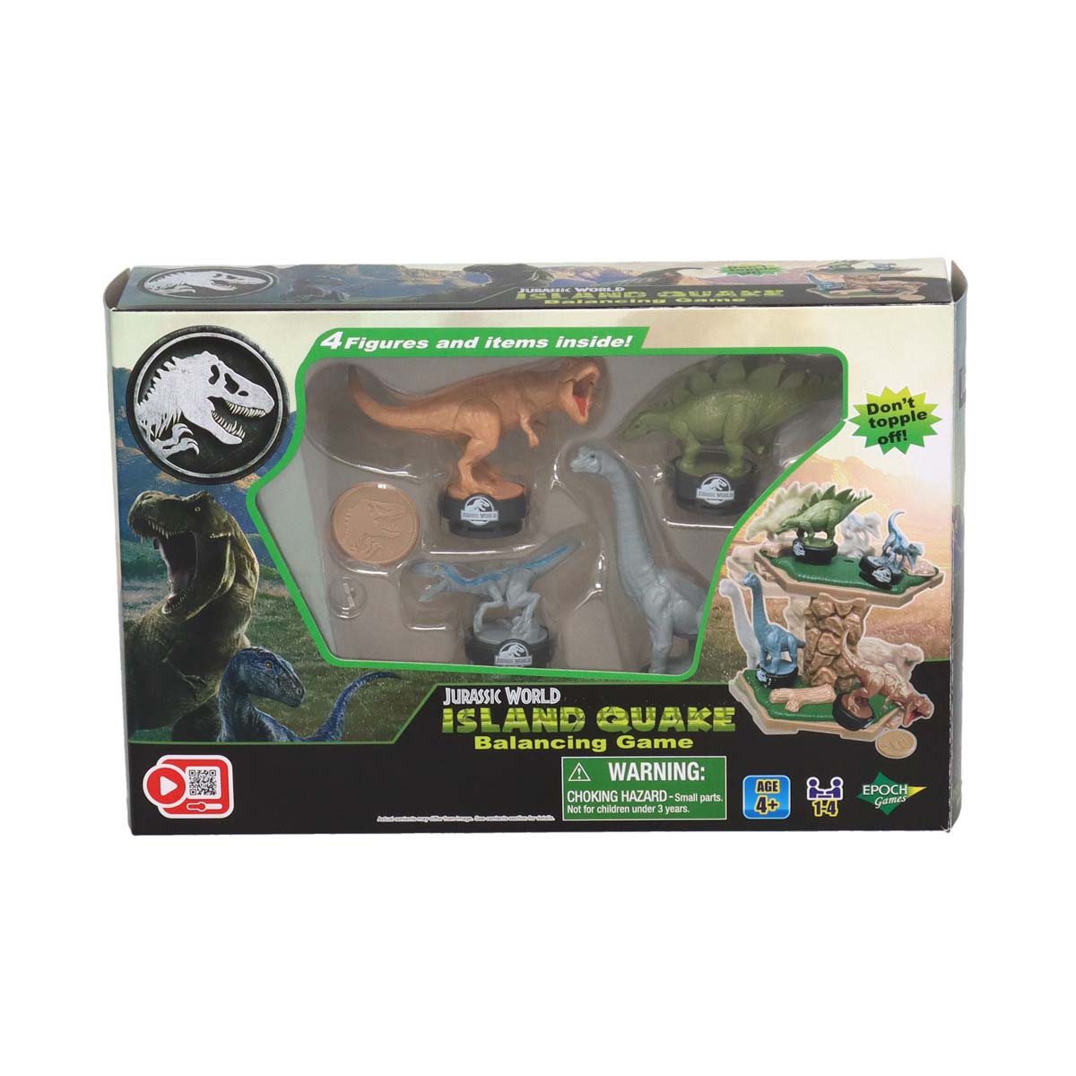 Juegos de Mesa Jurassic World Island Quake Balanci Epoch Games image number null