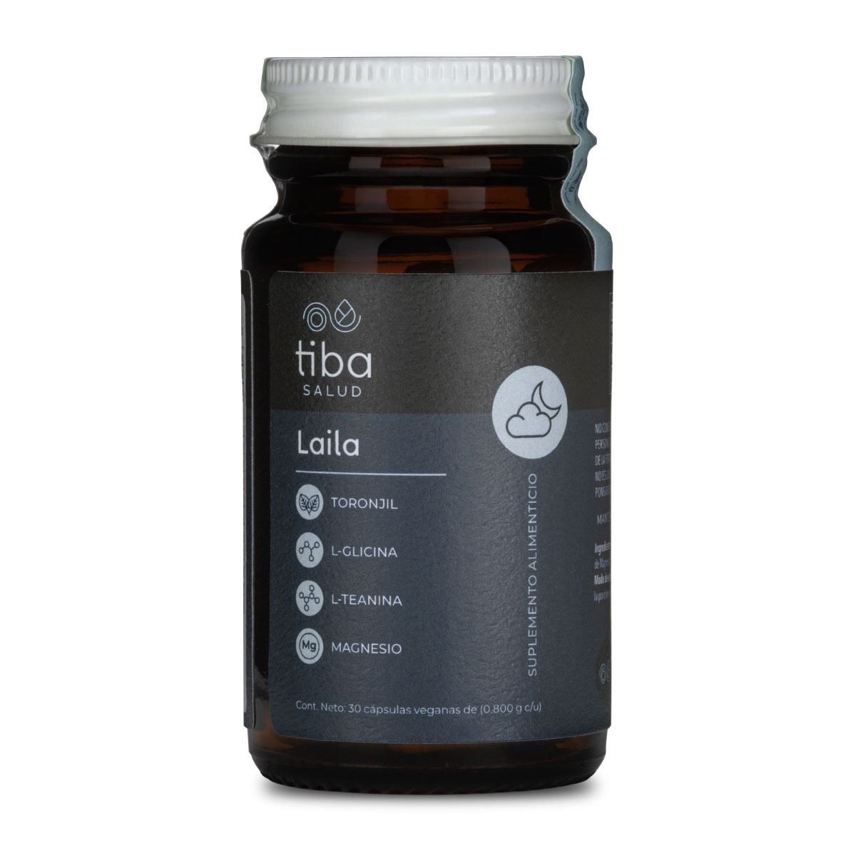Laila Vegana 30 cápsulas 800gr Tiba Salud image number null