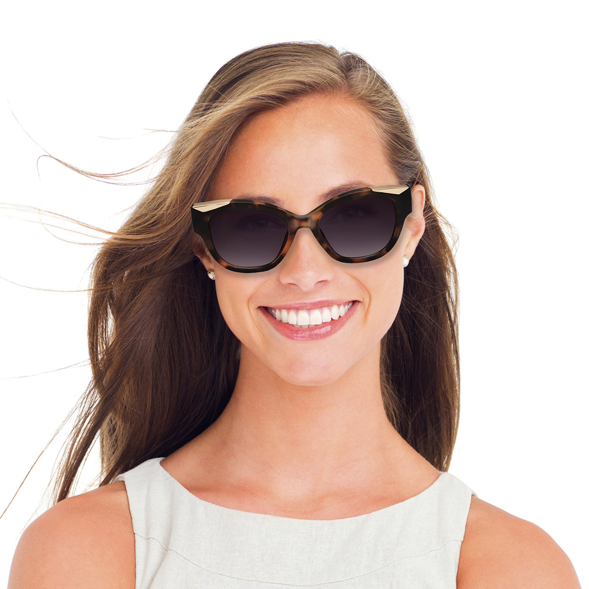 Lentes de Sol Cateye Carey Emanuel Ungaro para Dama image number null