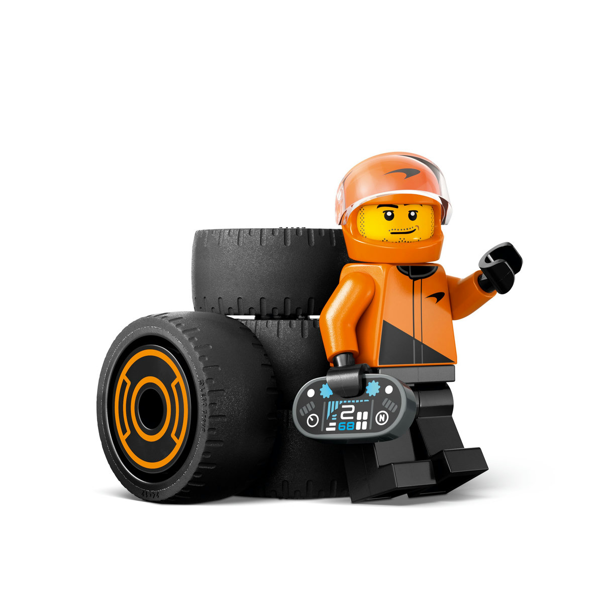 LEGO® Piloto de F1 con Auto de Carrera McLaren image number null