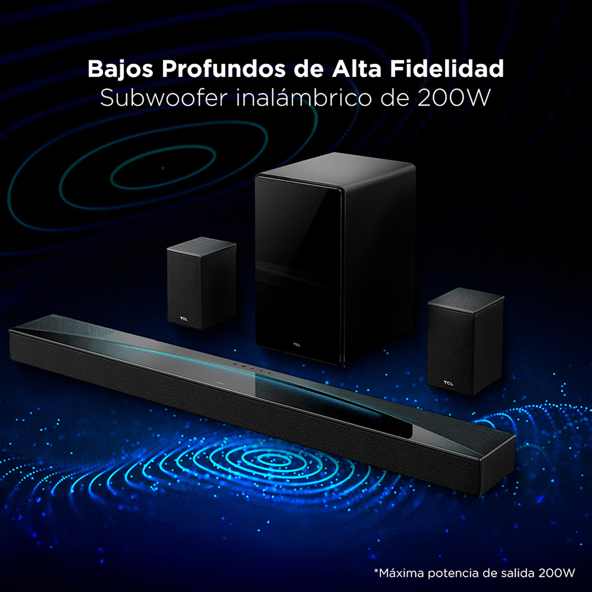 Barra de Sonido TCL Q85h 7.1.4 Canales image number null