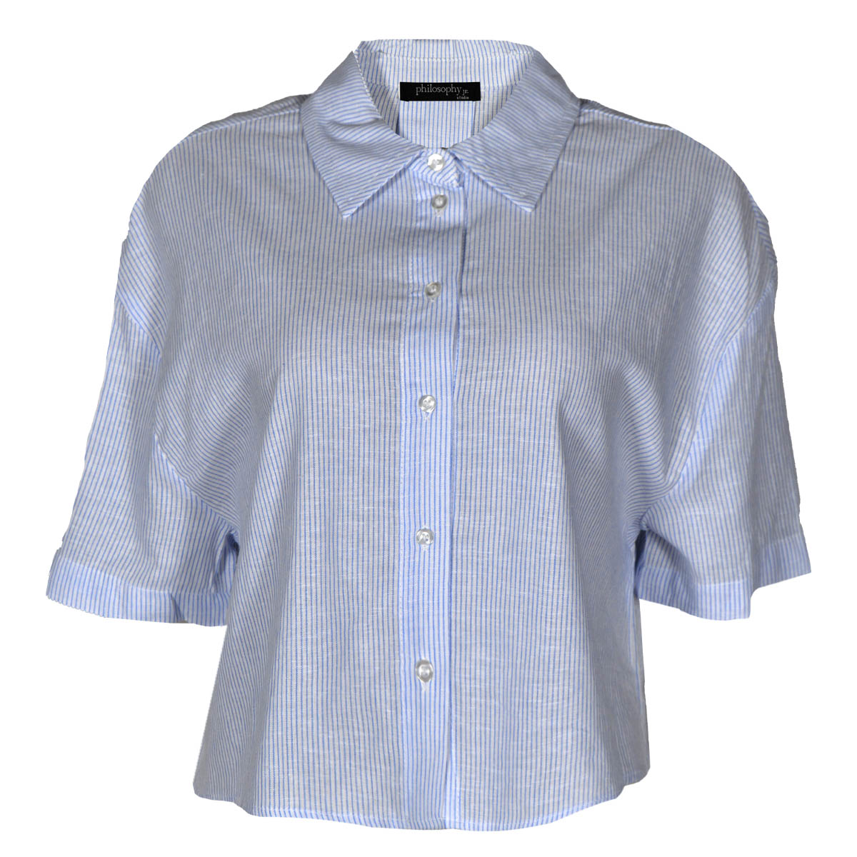 Blusa con Estampado a Rayas Philosophy para Mujer image number null