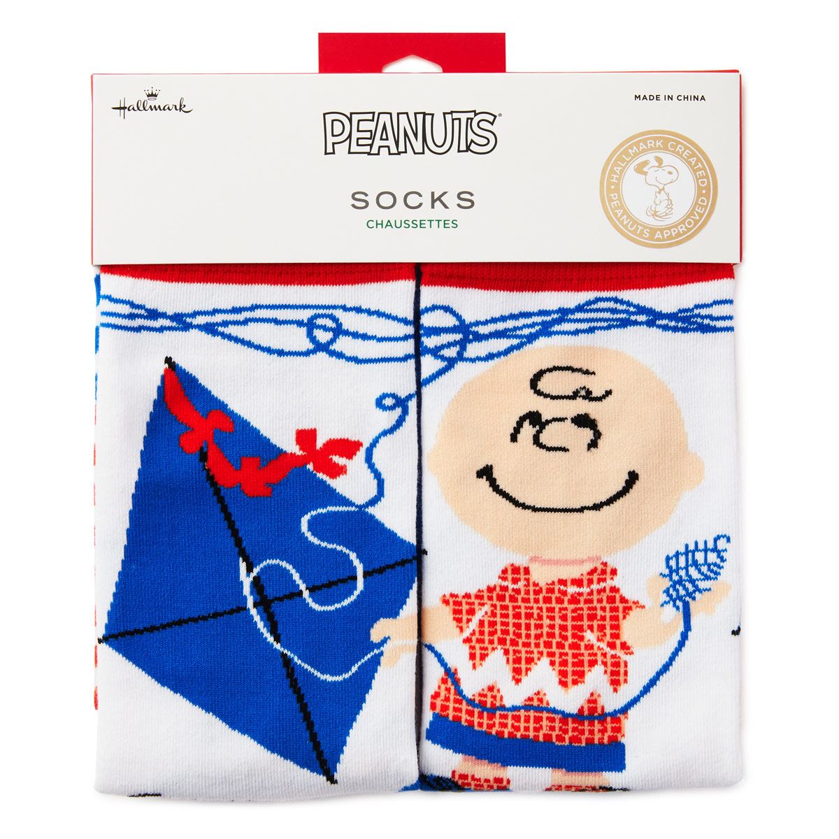 Calcetines de Charlie Brown con Cometa image number null