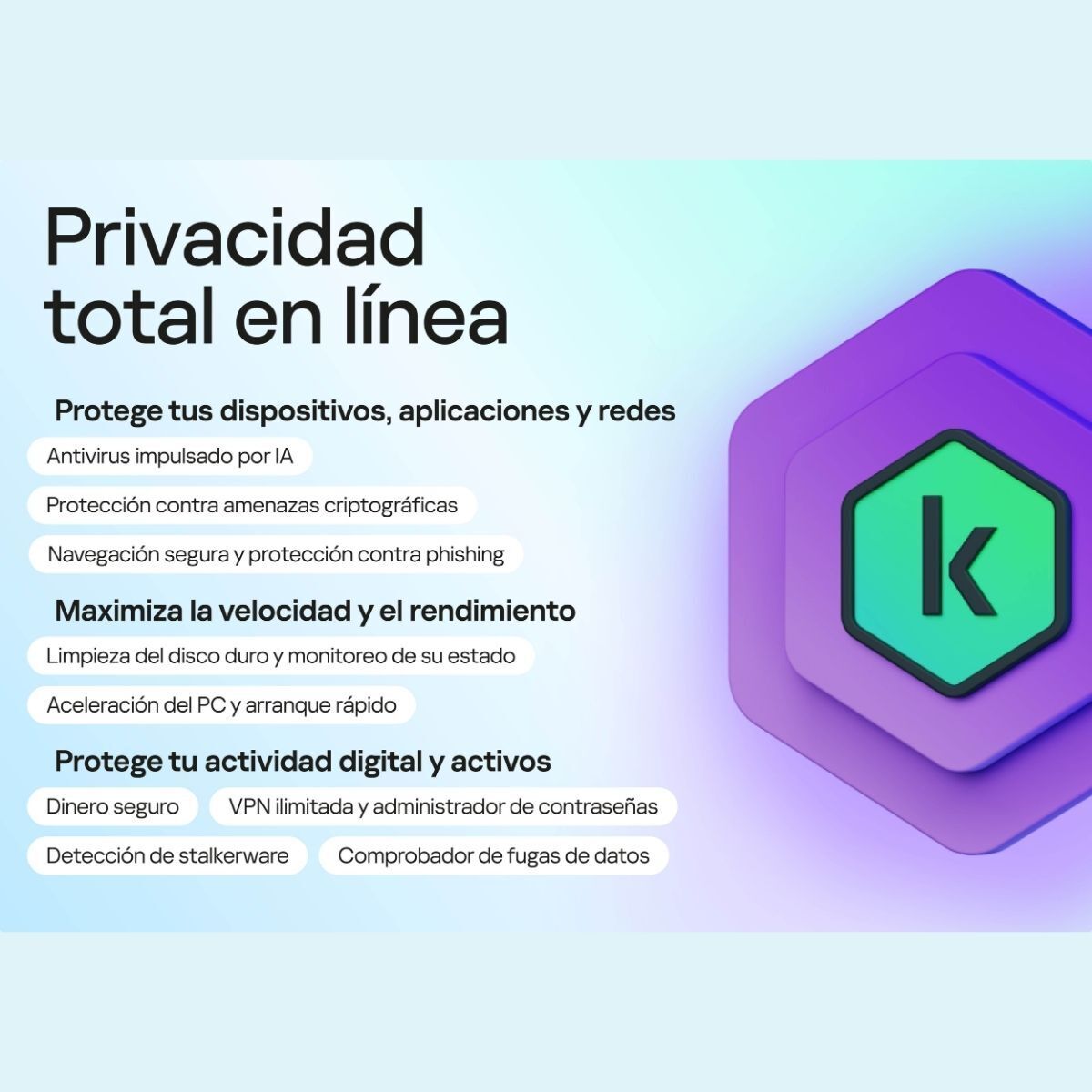 Kaspersky Plus para 3 Dispositivos 1 Año image number null