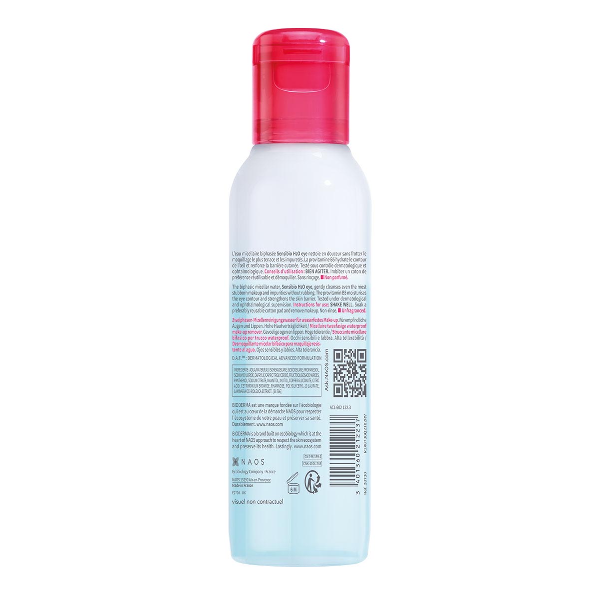 Bioderma Sensibio H2O Eye 125 ml image number null