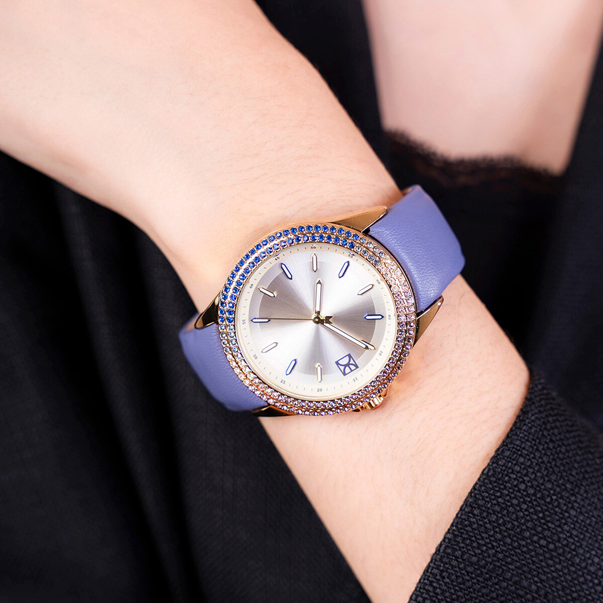 Reloj Cloe para Mujer OE2505-PRP image number null