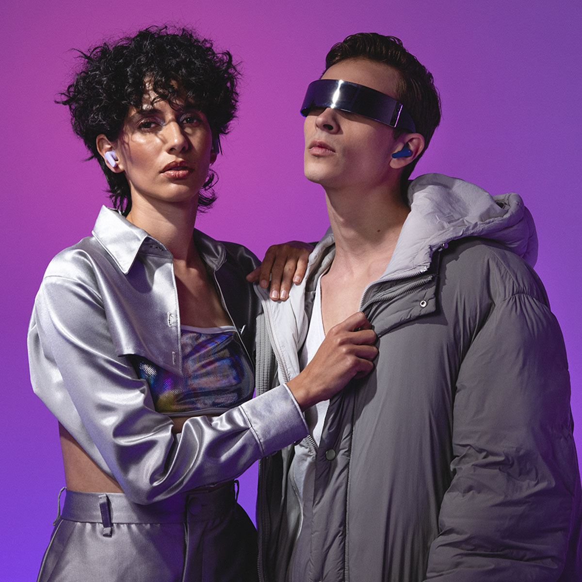 Audífonos STF Neo True Wireless ANC Azul image number null