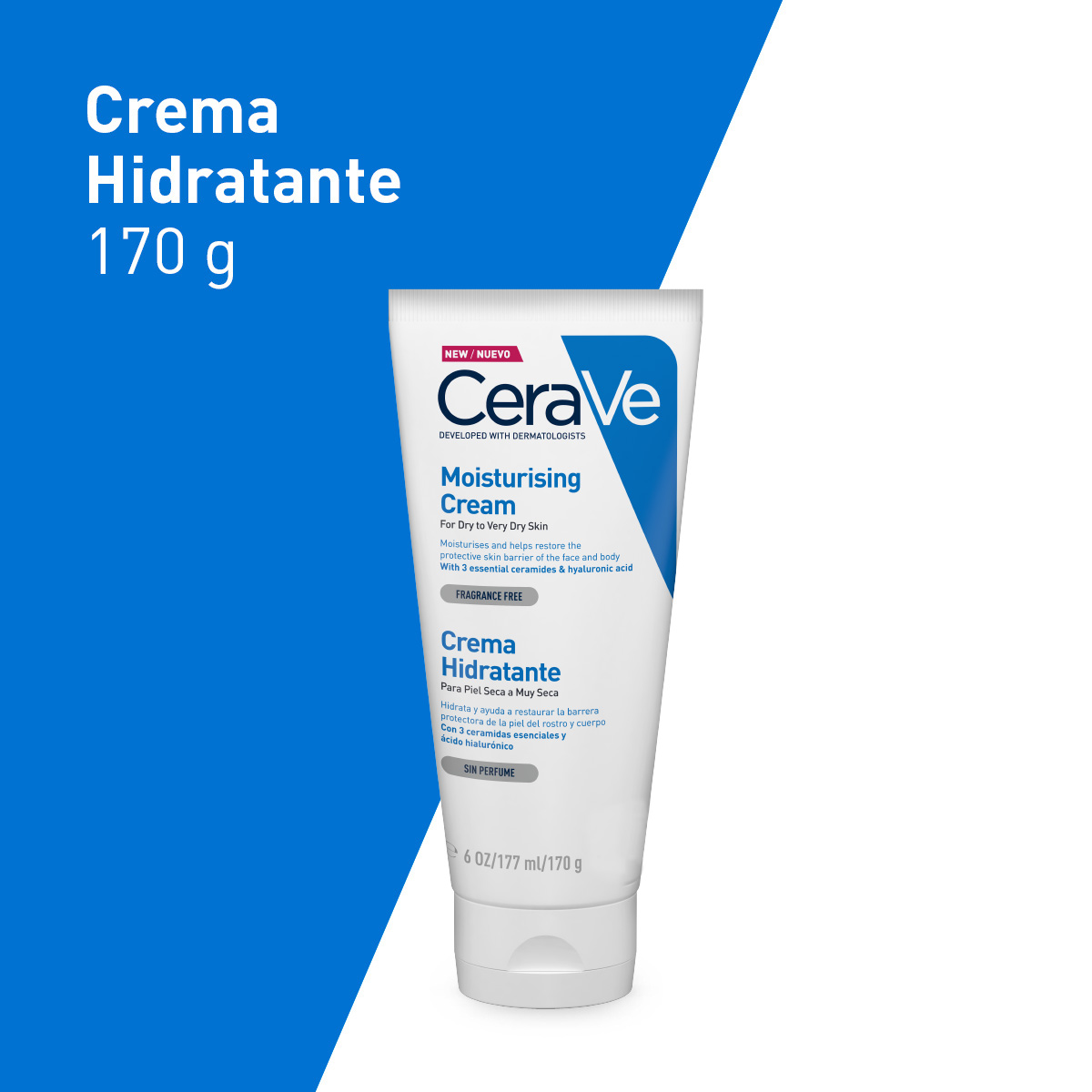 Crema Hidratante para Piel Seca CeraVe image number null
