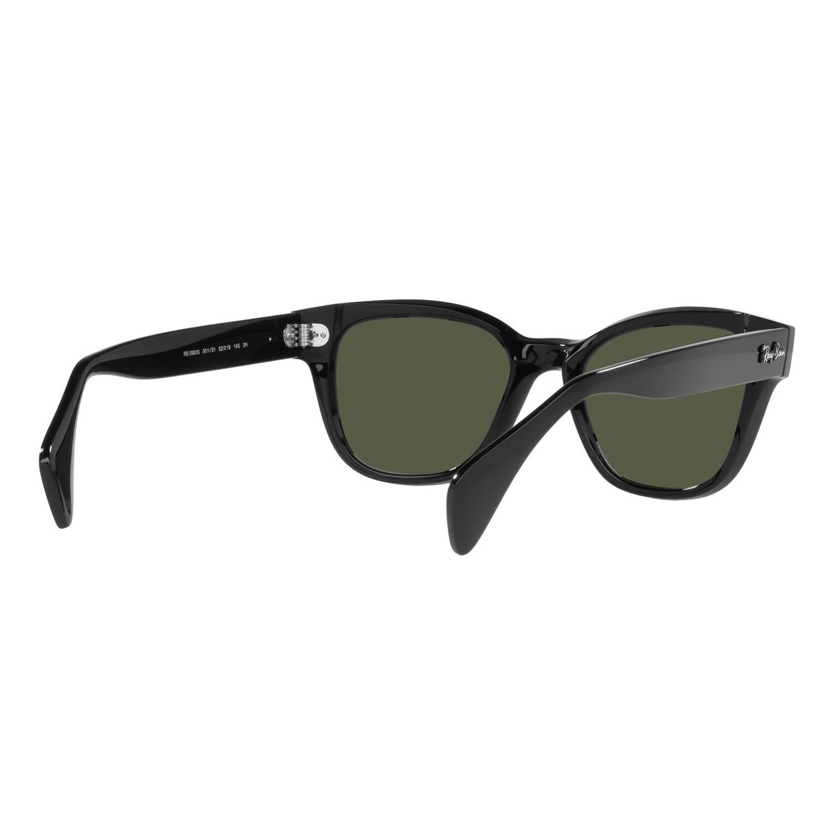 Lente Solar Ray-Ban Verde en Pl&aacute;stico Negro image number null