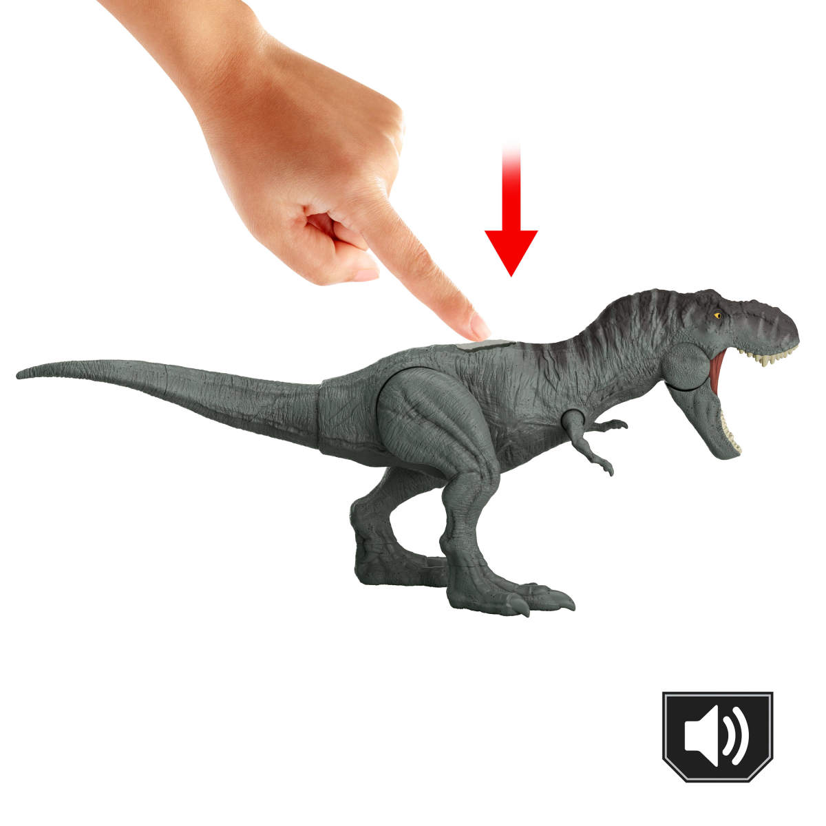 Dinosaurio Rebirth Jurassic World de 12 Pulgadas con Sonidos image number null