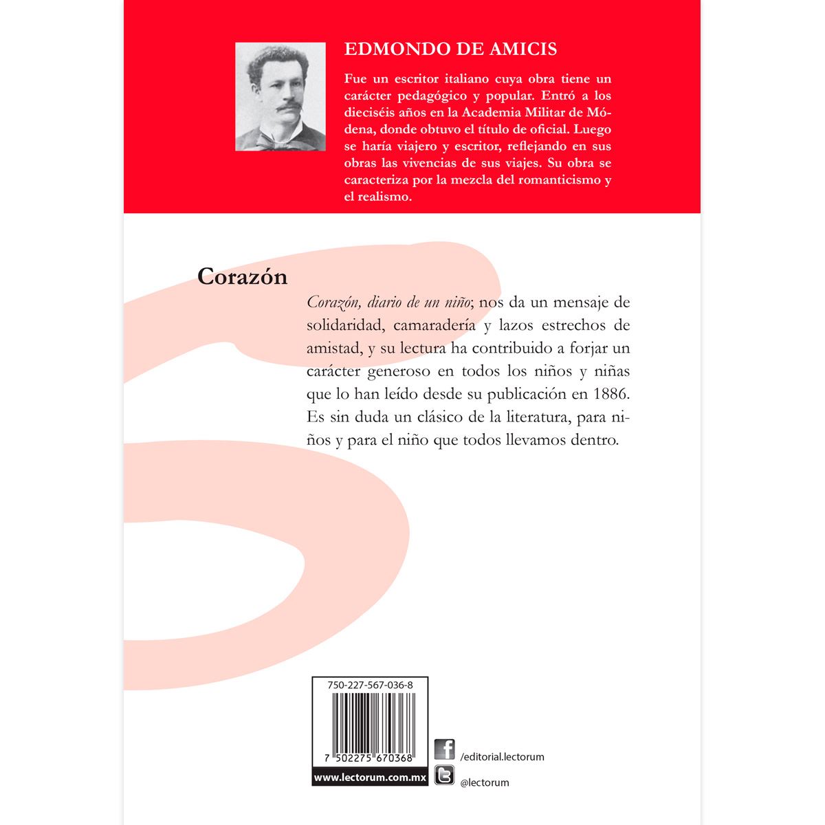 Coraz&oacute;n, diario de un ni&ntilde;o image number null