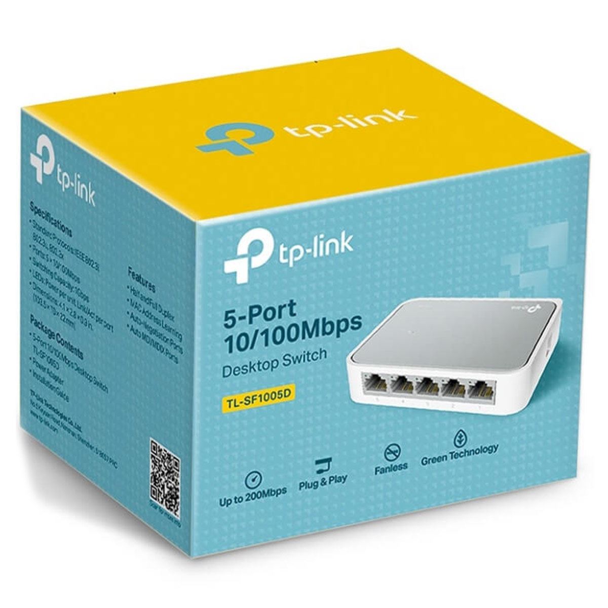 Mini switch TP-Link de escritorio 5 puertos image number null