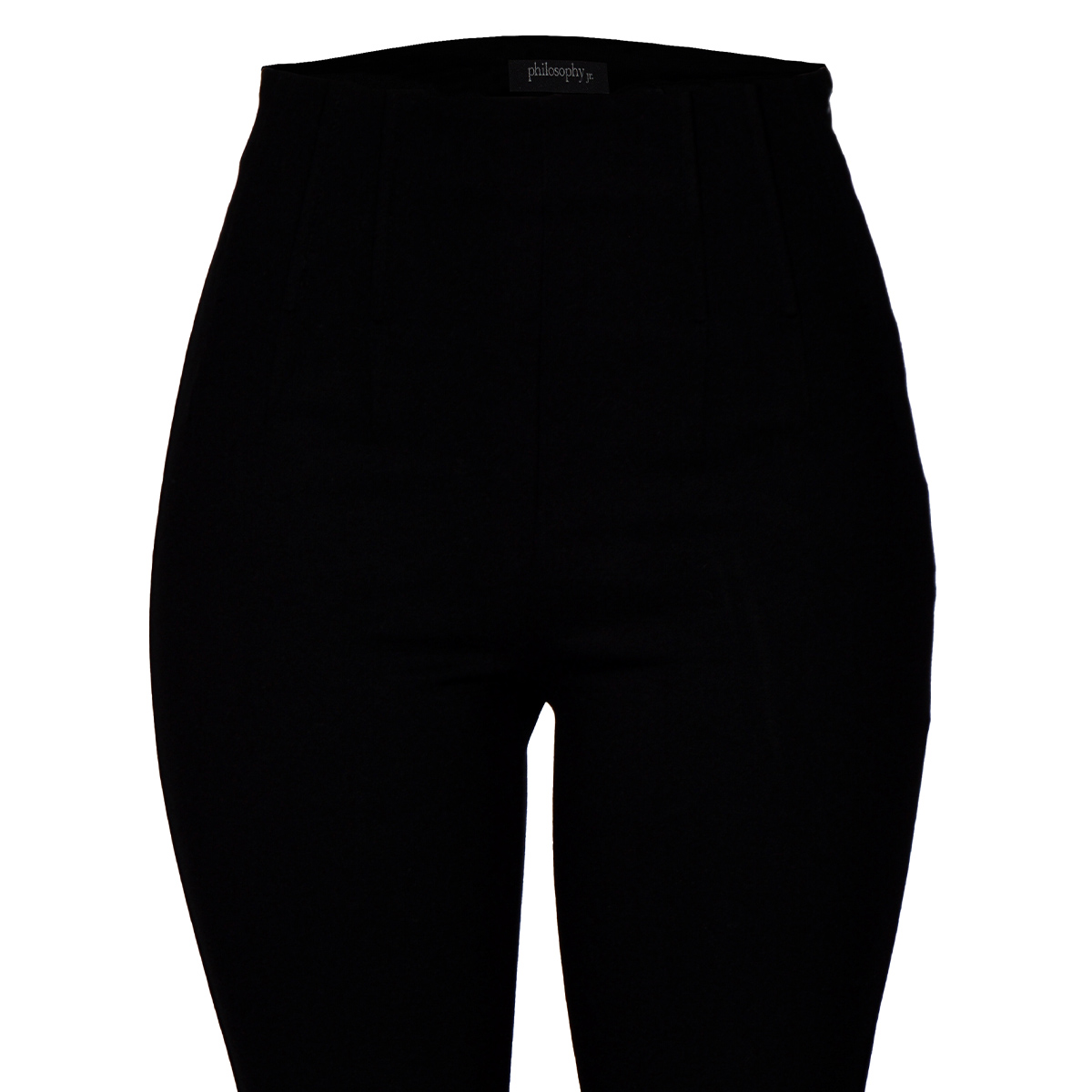Pantal&oacute;n Skinny Recto Liso Philosophy Color Negro Talla Grande para Mujer image number null