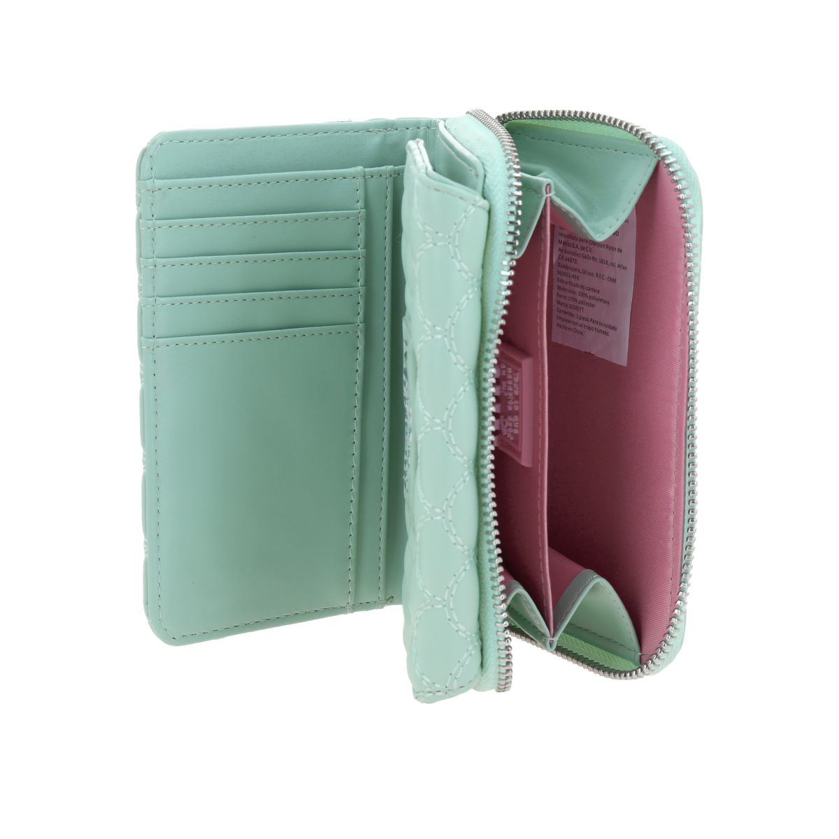Wallet Princesas By Gorett Color Verde para Mujer image number null