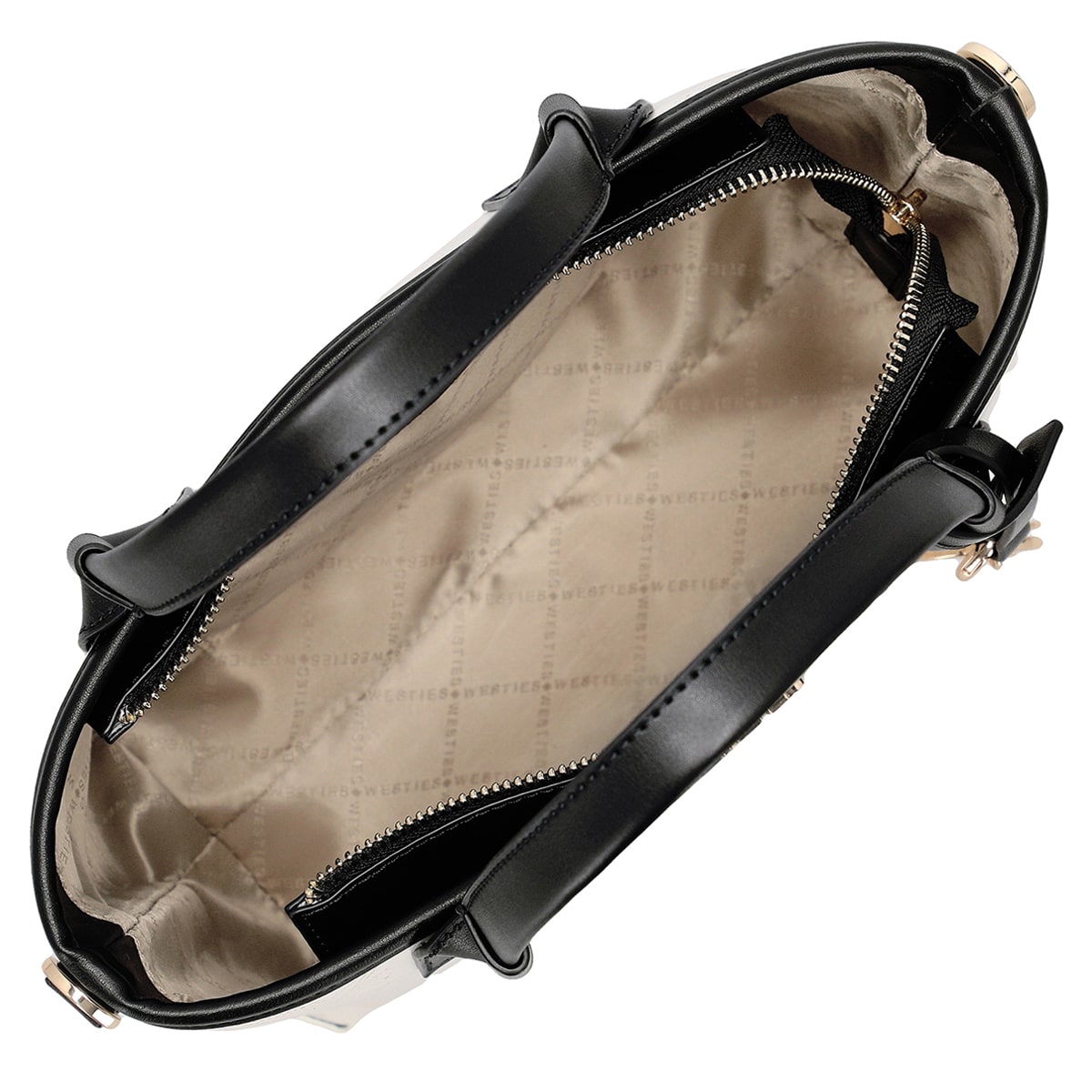 Bolsa Satchel Color Negro/Blanco para Mujer Westies image number null
