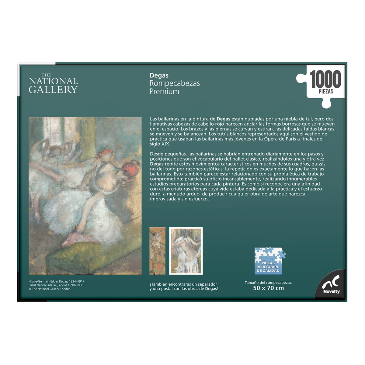 Rompecabezas Premium Degas 1000 piezas image number null