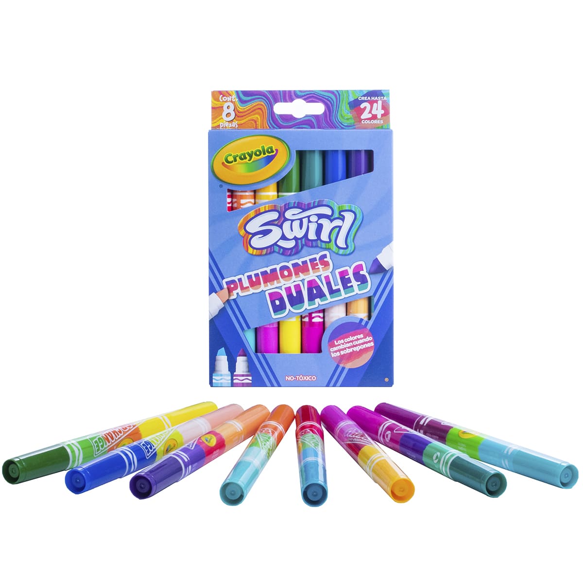 Plumones Duales CRAYOLA Swirl image number null