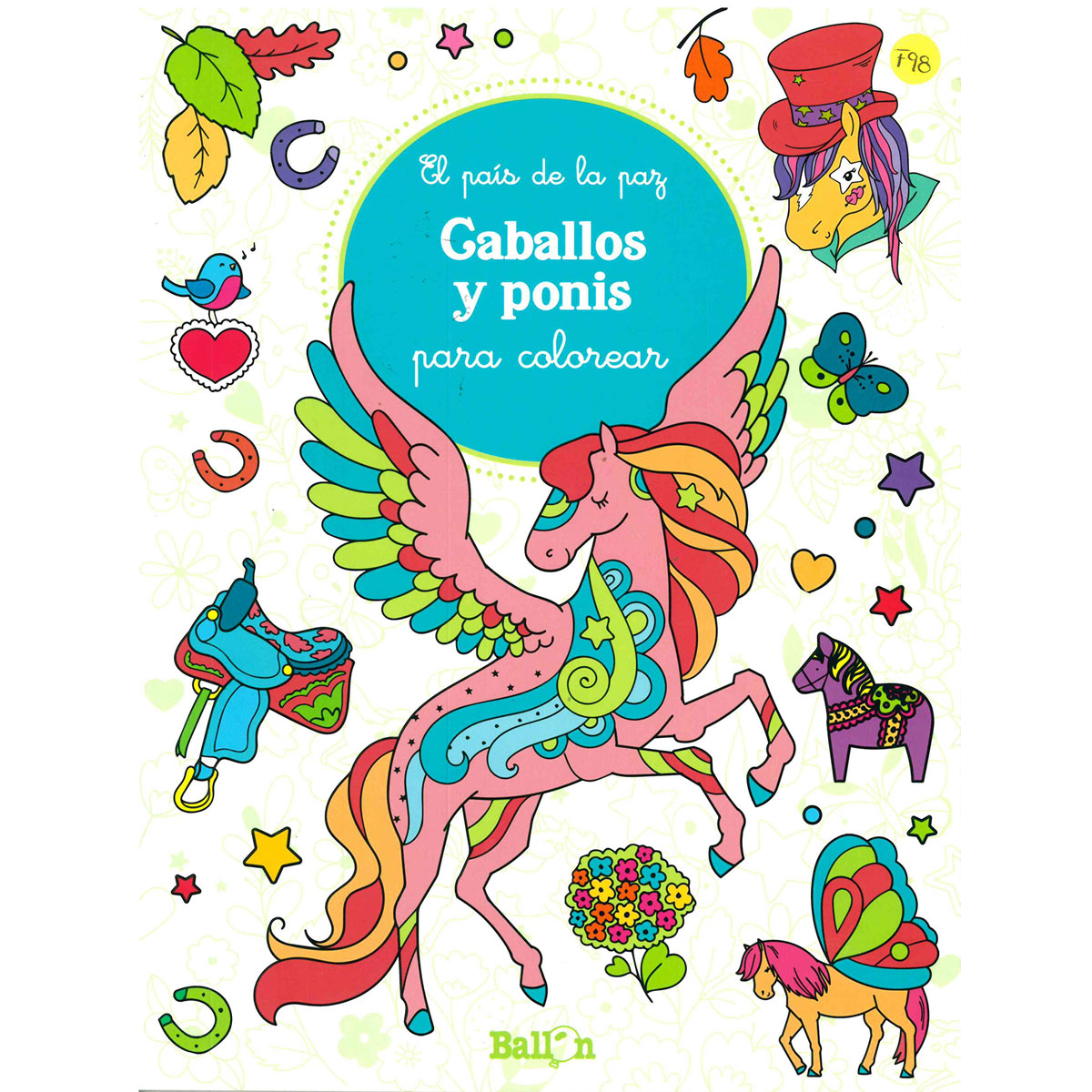 Caballos y Ponis (El pa&iacute;s de la paz para colorear) image number null