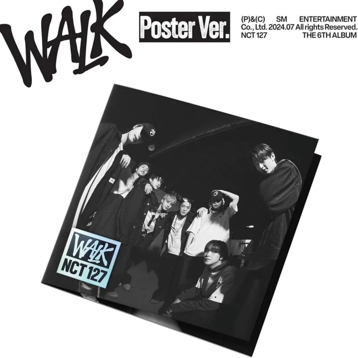 CD Nct 127 - Walk The 6th Album (Poster Ver.) image number null