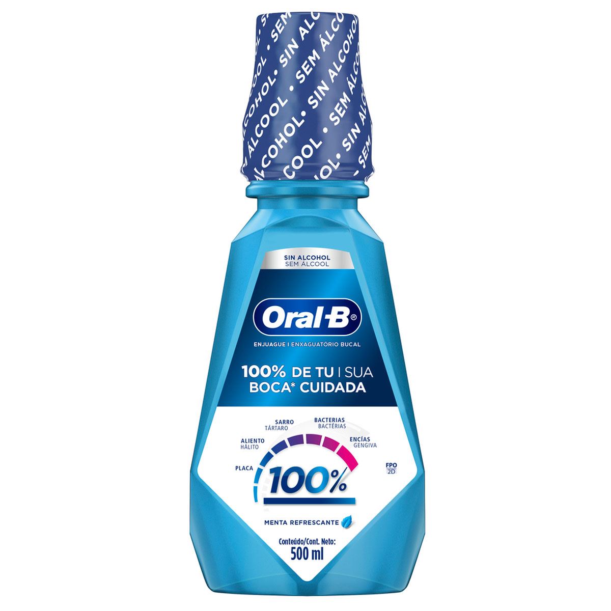 Enjuague Bucal Oral B&nbsp;100% Rinse 500ml image number null