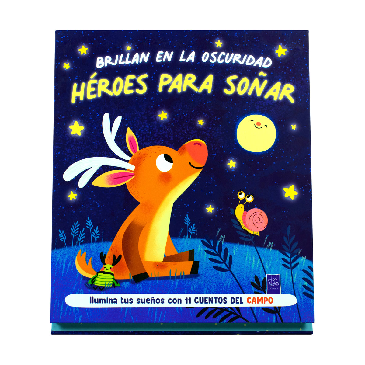 Brillan en la oscuridad h&eacute;roes para so&ntilde;ar campo. image number null