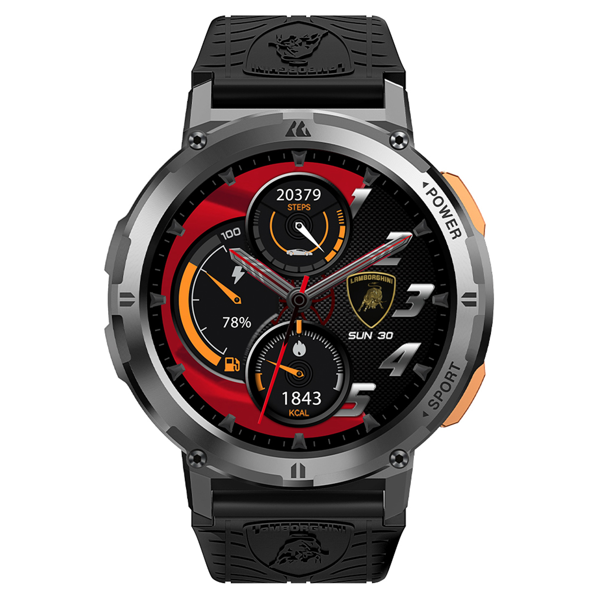 Smartwatch Cerchio Nero LAMBORGHINI image number null