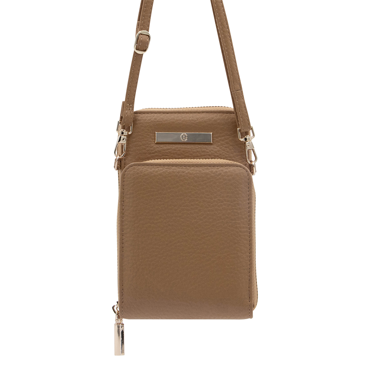 Cartera Crabtree Caf&eacute; para Mujer image number null