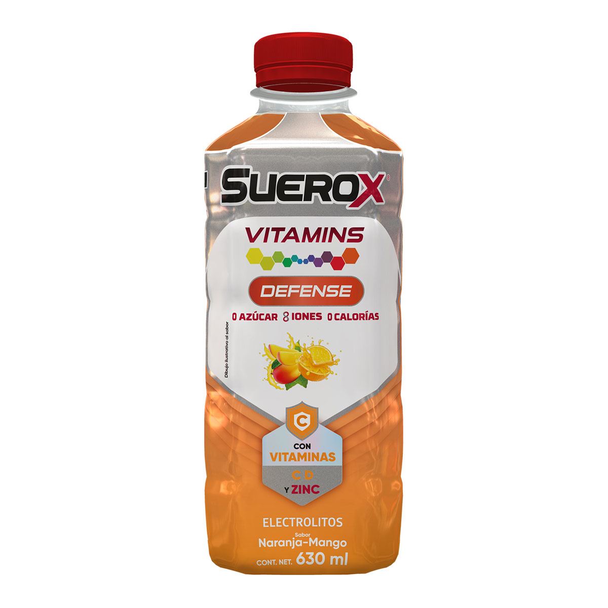 Suerox Vitamins Naranja Mango 630ml image number null