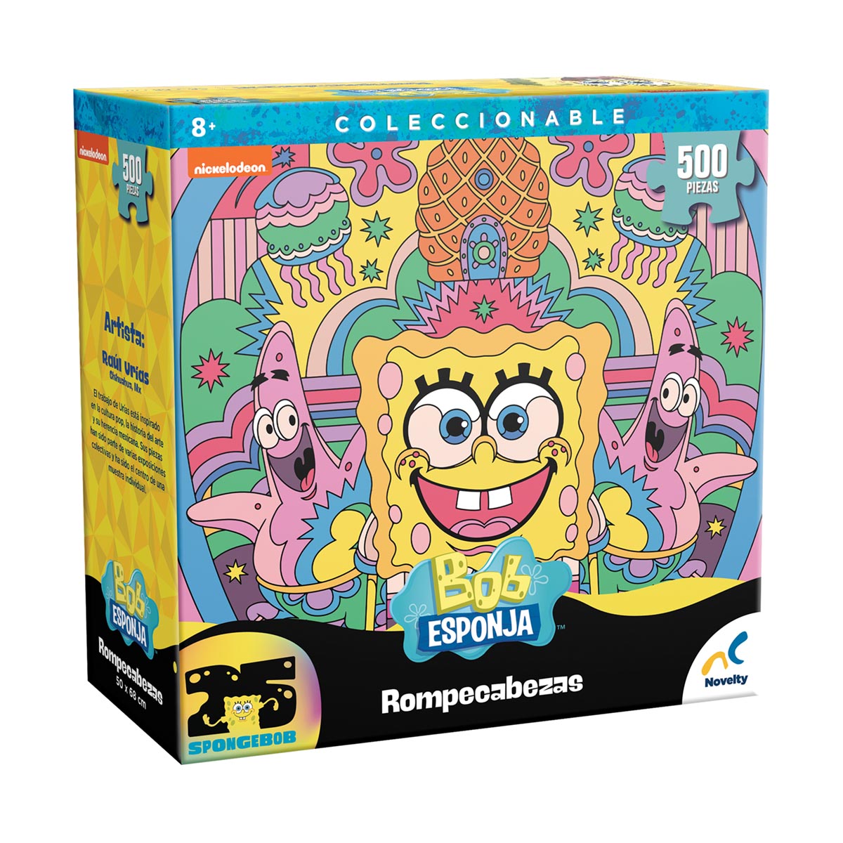 Rompecabezas Coleccionable Bob Esponja B 500 pzs image number null