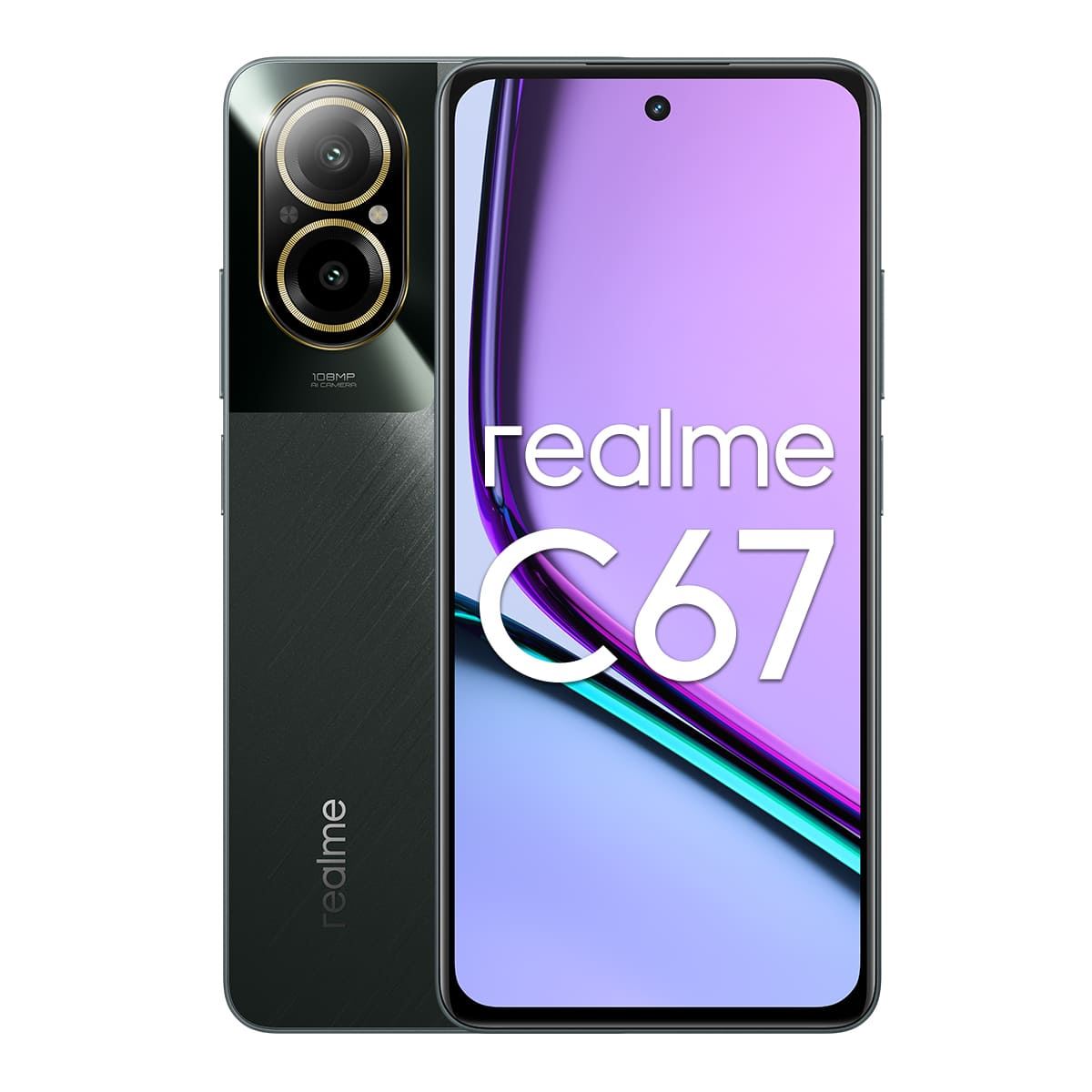 Celular Realme C67 256GB Color Negro R4 (Telcel) + Realme Earbuds image number null