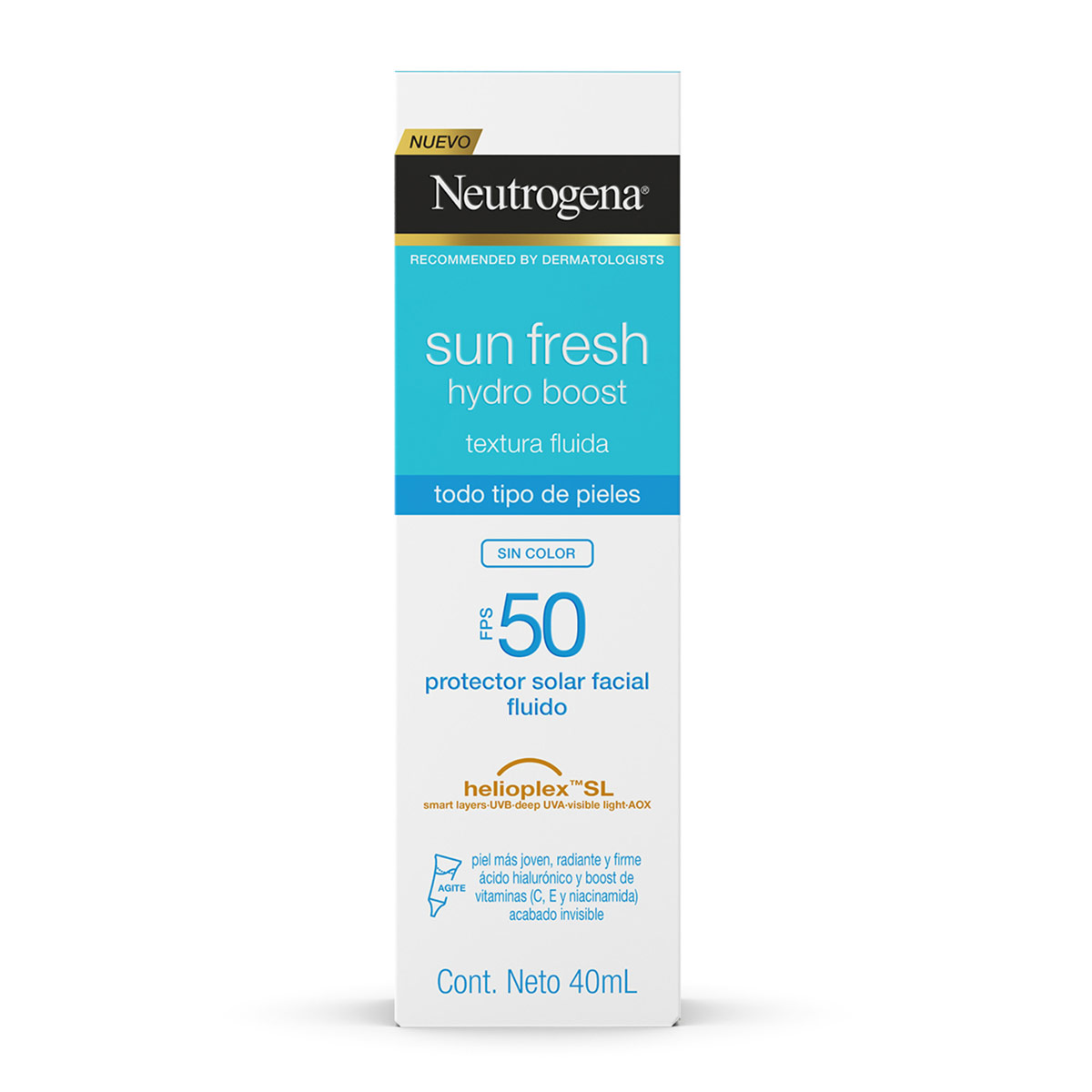 Protector Solar Sun Fresh FPS50 40 ml Neutrogena image number null
