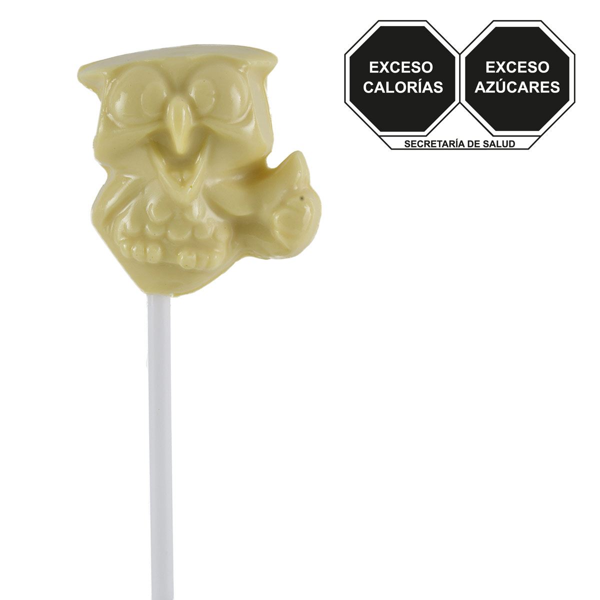 Paleta buhito mediana de chocolate blanco image number null