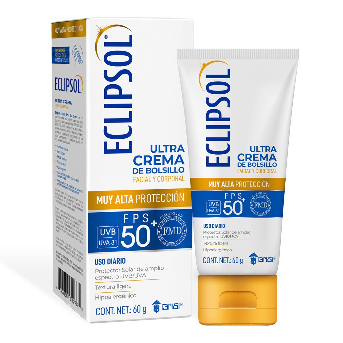 Protector Solar Facial y Corporal Eclipsol 60g image number null