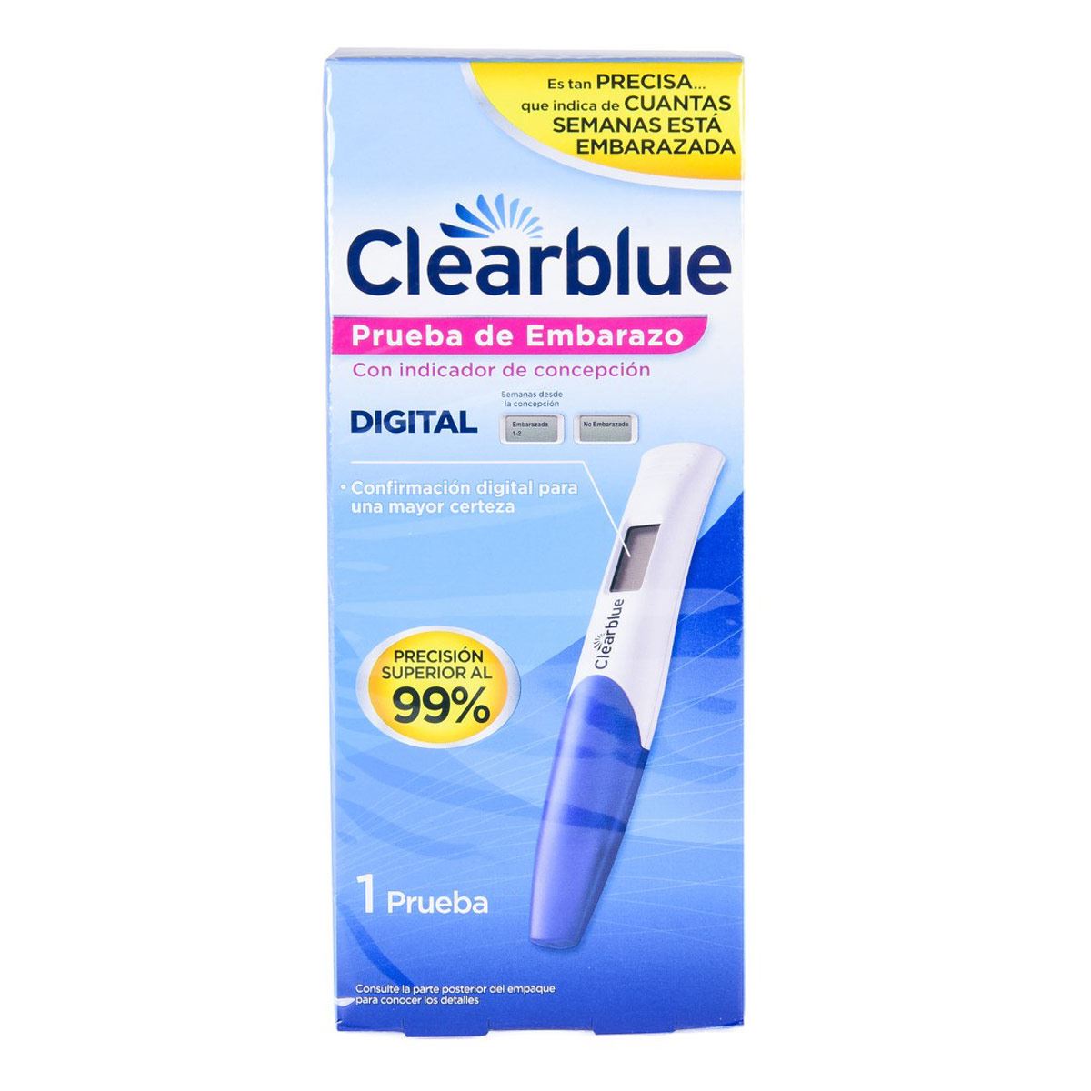 Prueba de Embarazo Digital Clearblue image number null