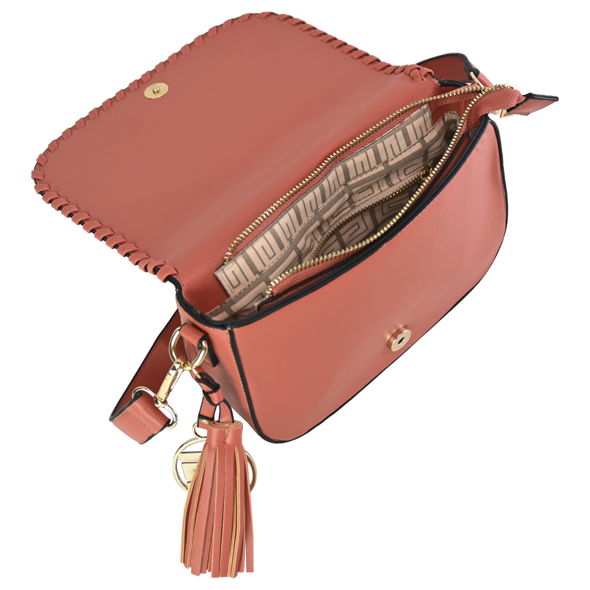 Bolsa Crossbody Guy Laroche Naranja para Mujer image number null