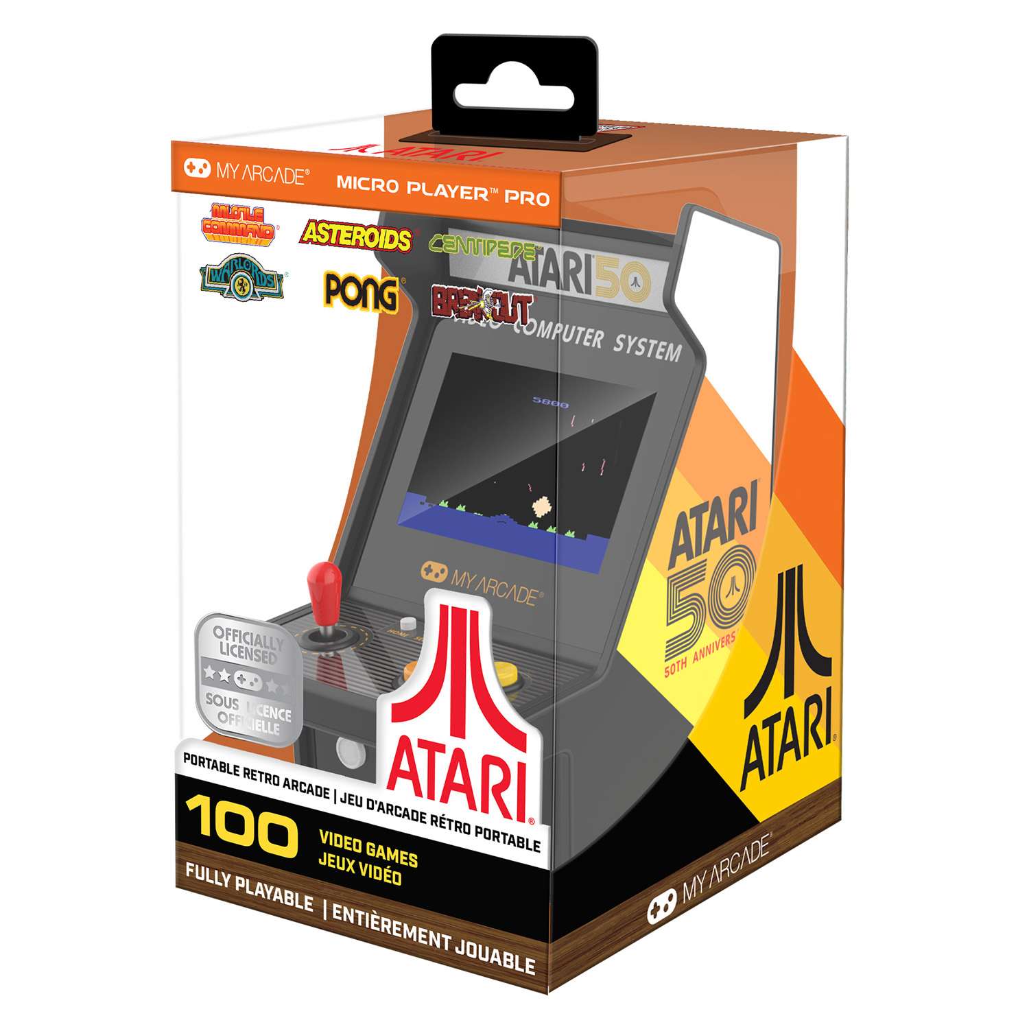 Consola Mini Portable Arcade Atari Retro image number null