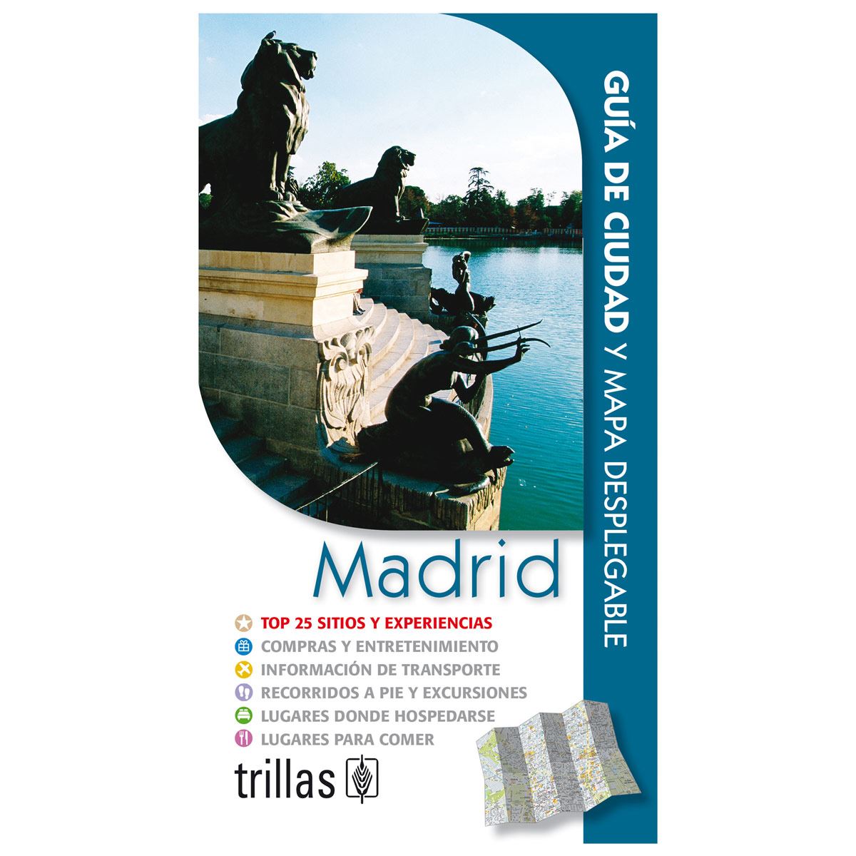 Madrid, gu&iacute;a de ciudad y mapa desplegable image number null