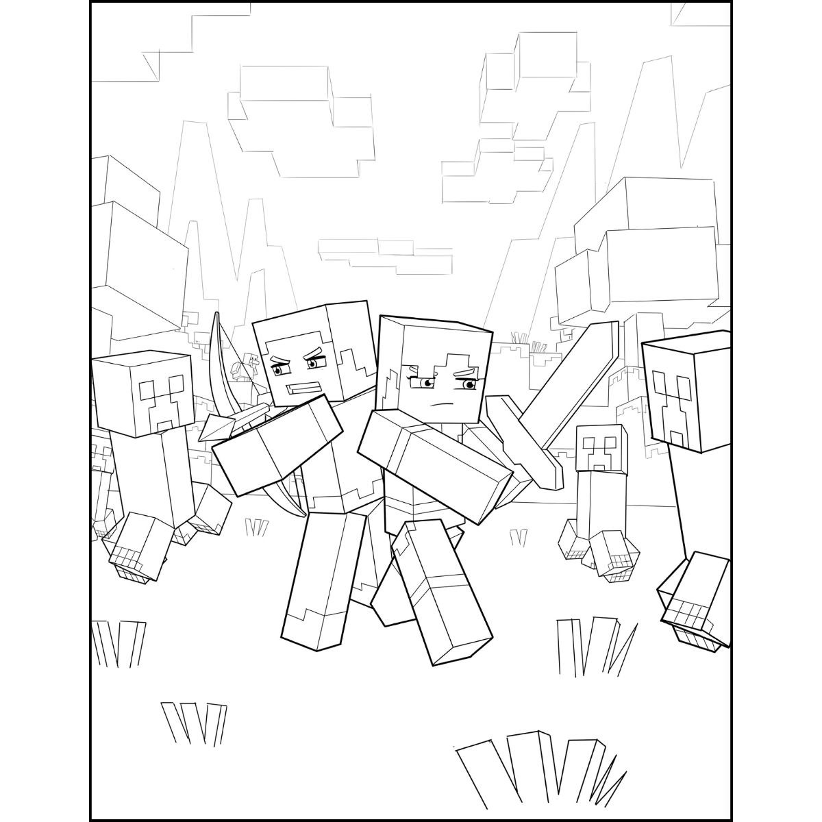 Minecraft. El libro oficial para colorear modo aventura image number null