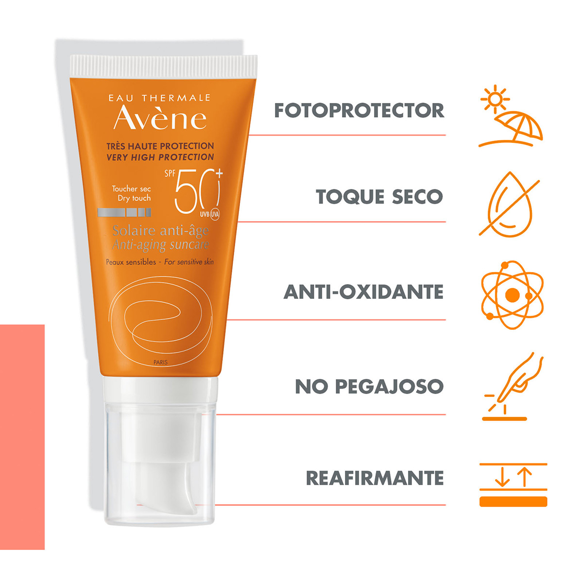 Avène Bloqueador Crema Anti Edad FPS50 image number null