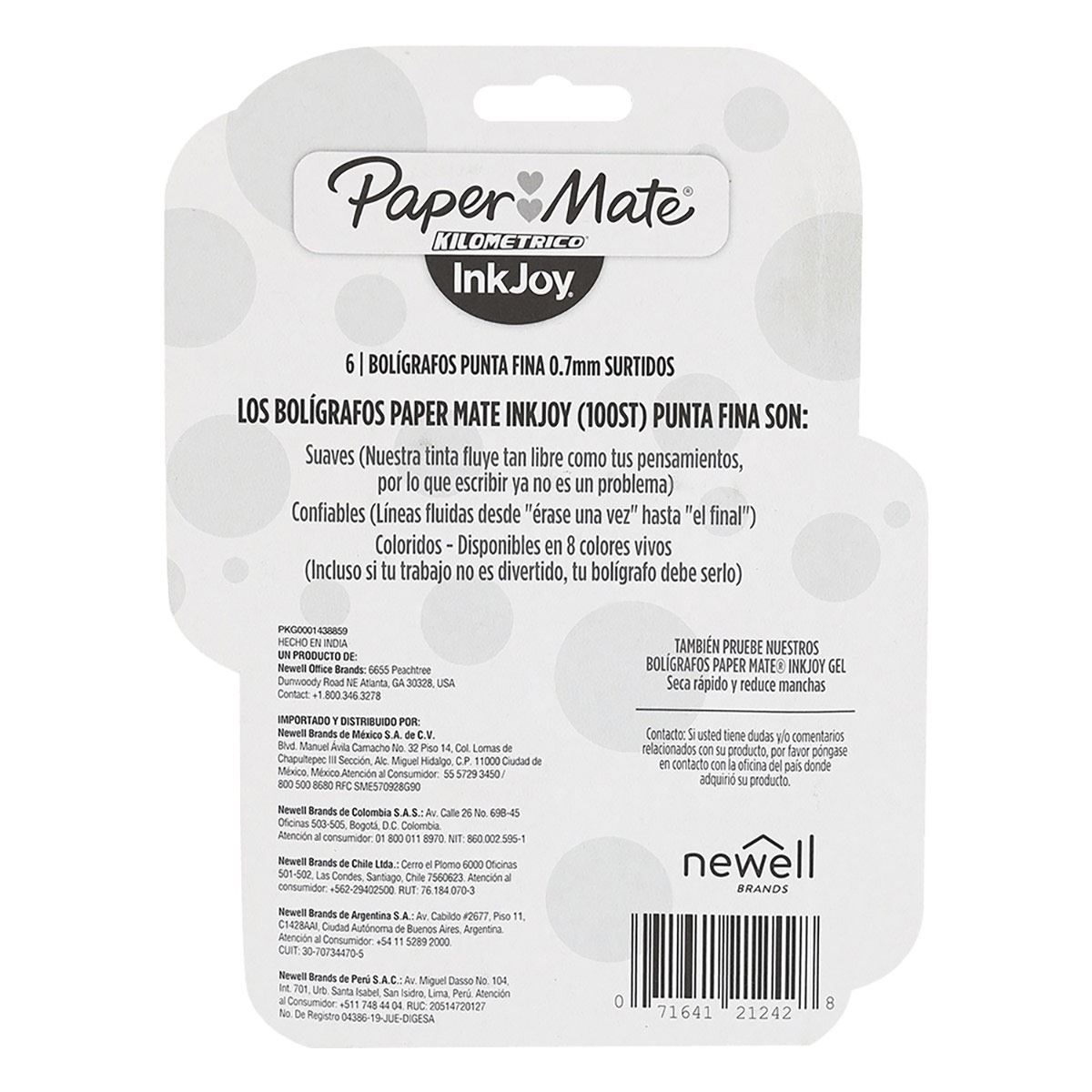 Bolígrafo Paper Mate Km Punta Fina image number null