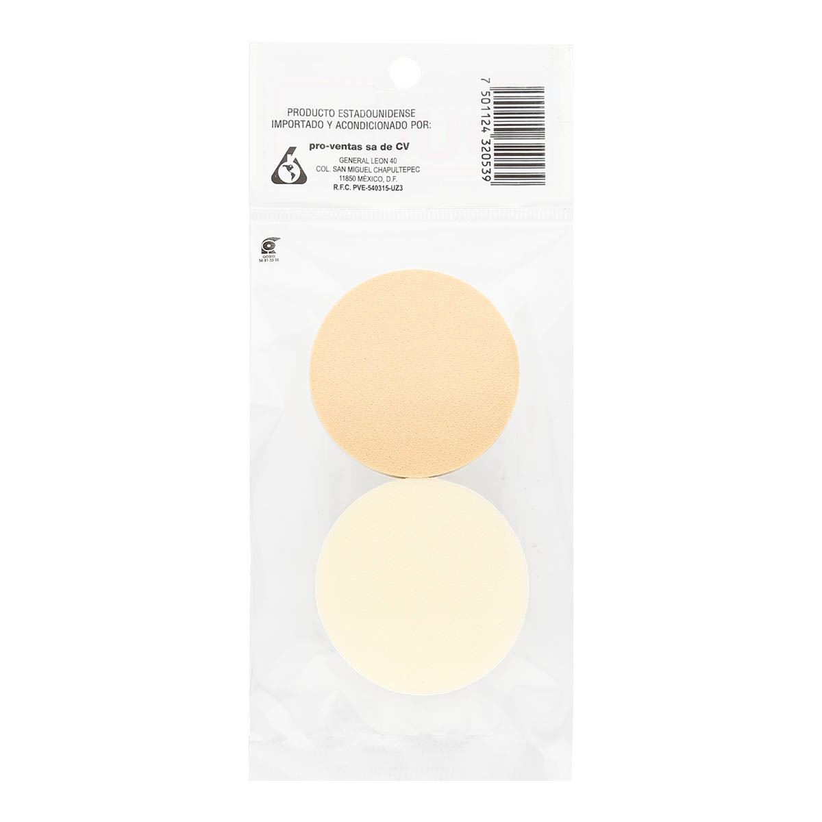 Esponja redonda dos tonos chica Rachel Duo 53-M image number null