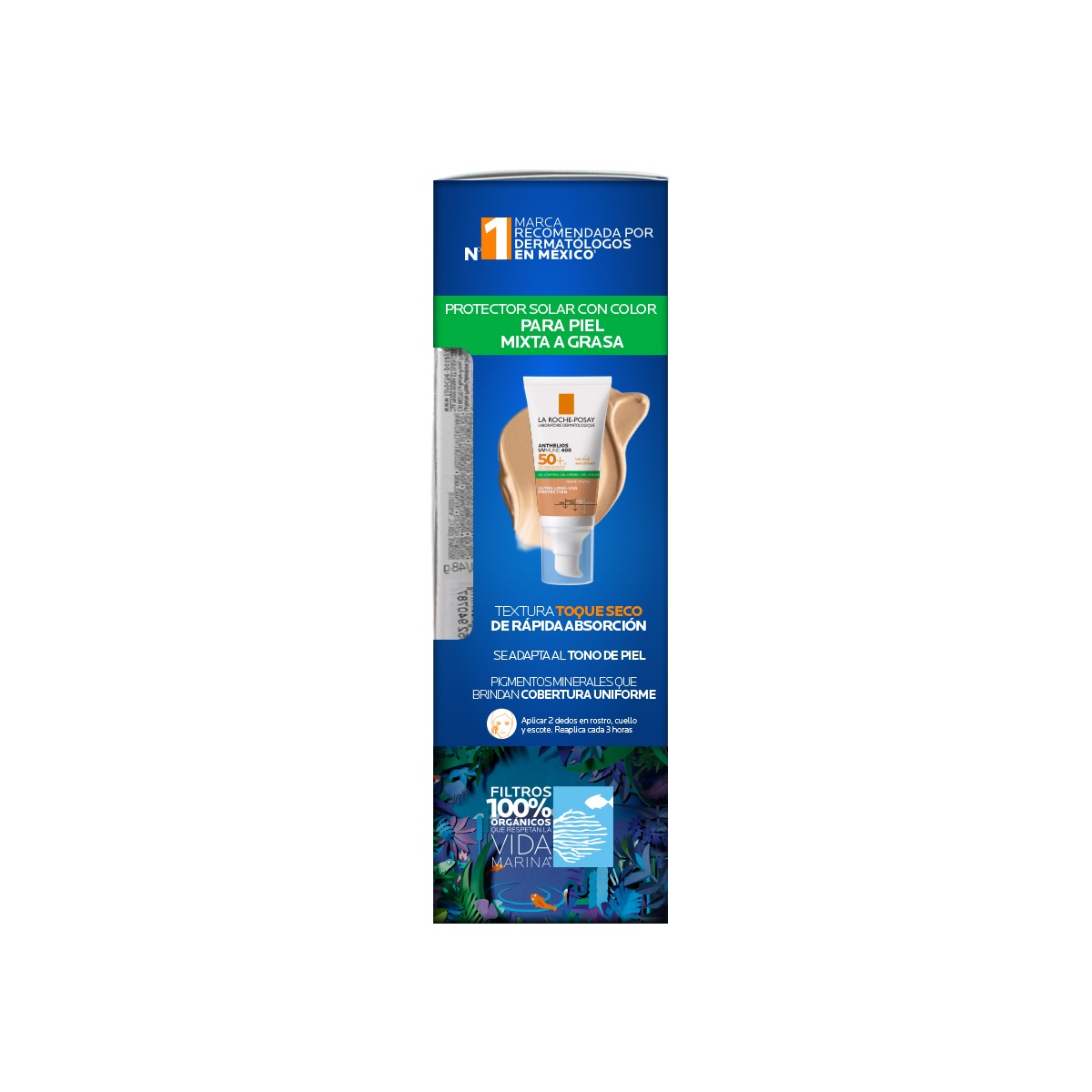 La Roche Posay Rutina De Protecci&oacute;n Solar Con Textura Gel Crema Con Color Para Piel Mixta A Grasa image number null