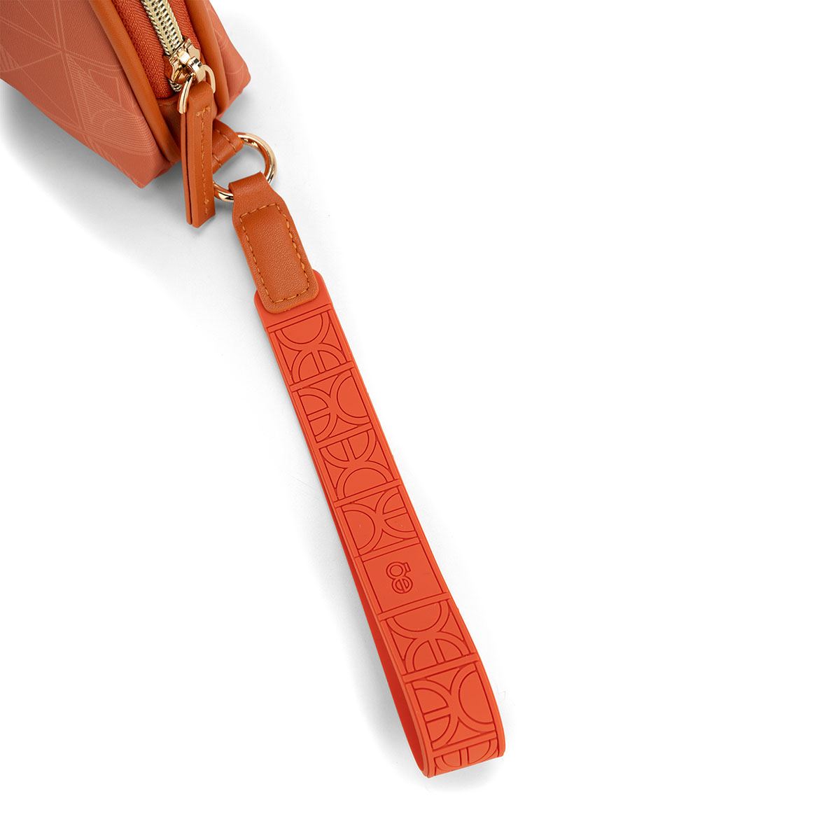 Cosmetiquera Cierre Sencillo Cloe Naranja para Mujer image number null