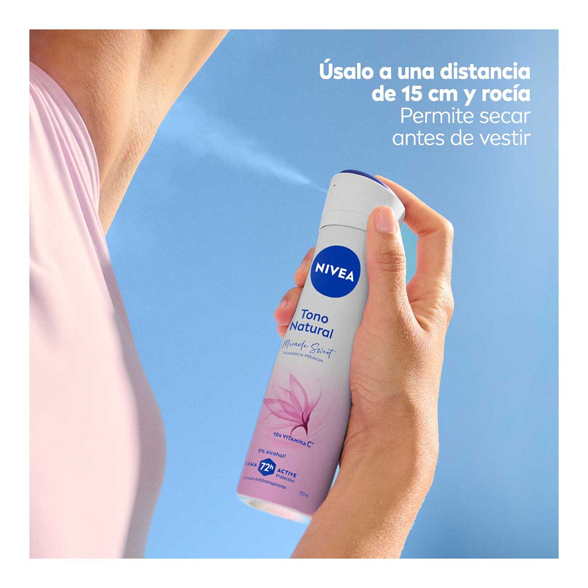 Desodorante en Spray 150 ml Miracel Sweet Nivea image number null