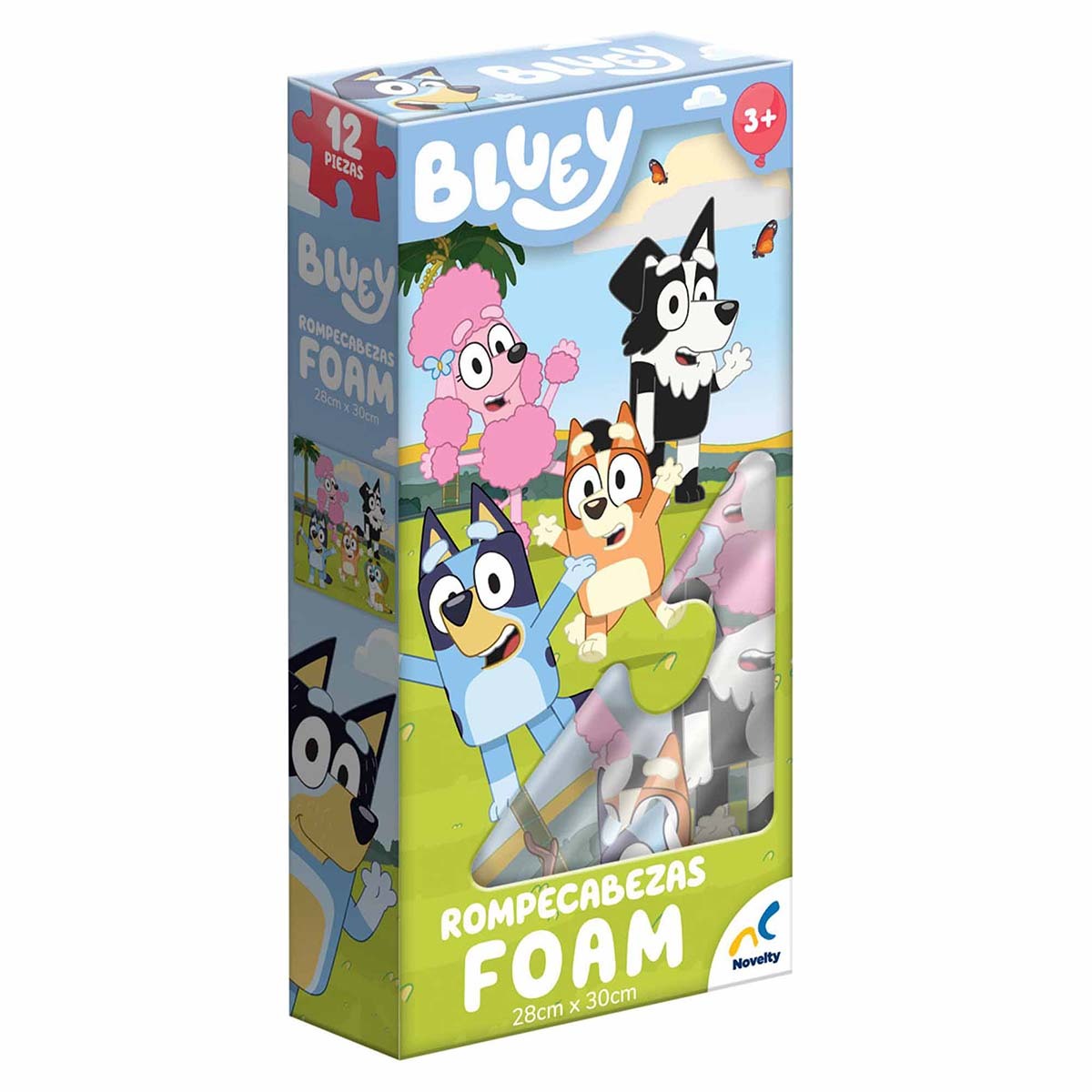 Rompecabezas 12 pzas Foam bluey Novelty image number null