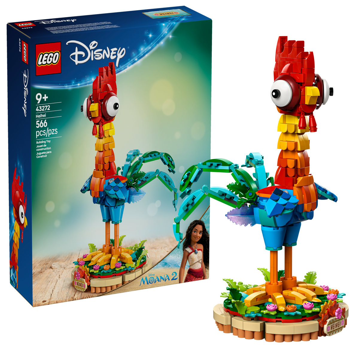 LEGO&reg; DISNEY PRINCESS Moana 2 Modelo del Gallo Heihei image number null