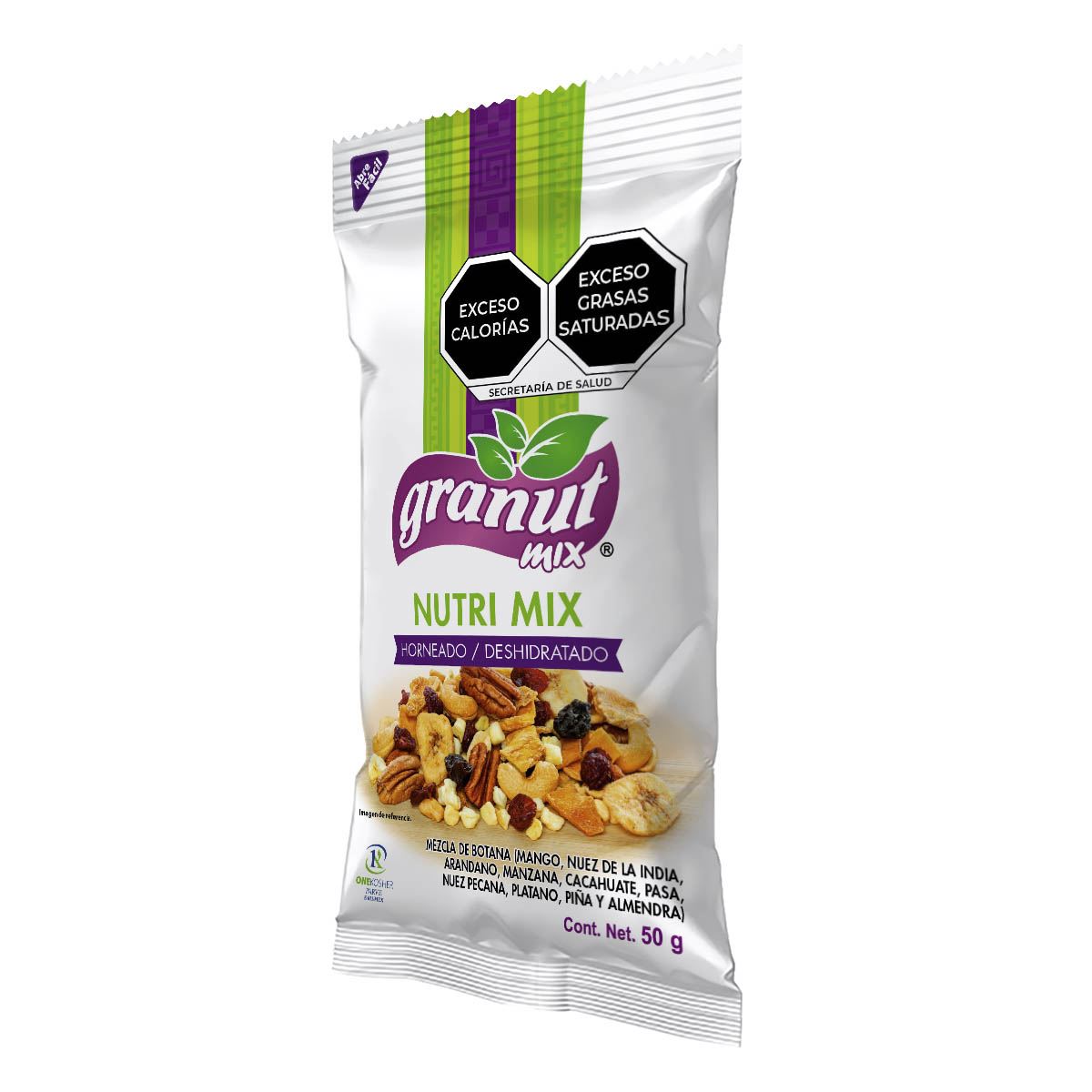Mezcla de Frutas y Semillas Horneado/Deshidratado Granut Mix Nutri Mix 50 g image number null