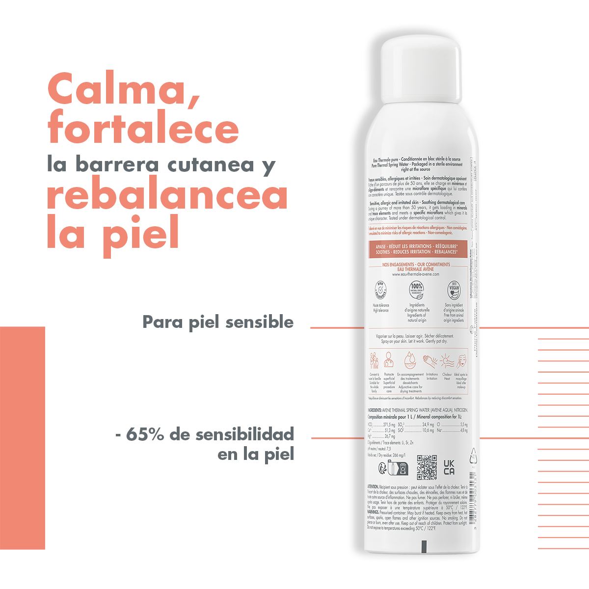 Avene Agua Termal para Piel Sensible 300ml image number null