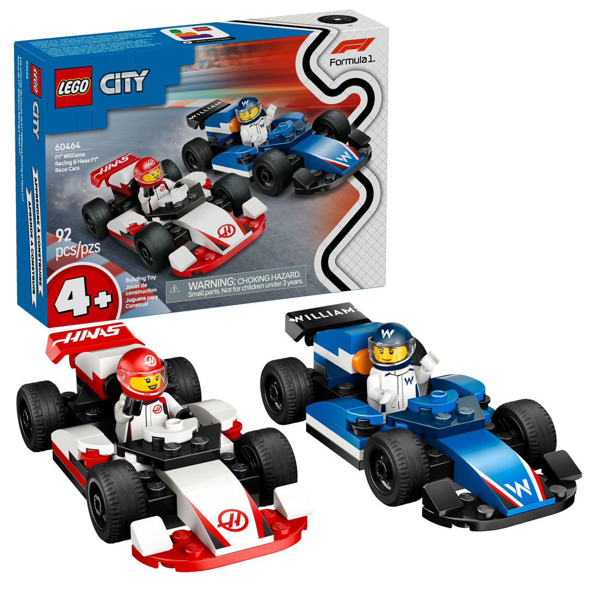 LEGO&reg; F1 Williams Racing & Autos de Carrera Haas F1 image number null