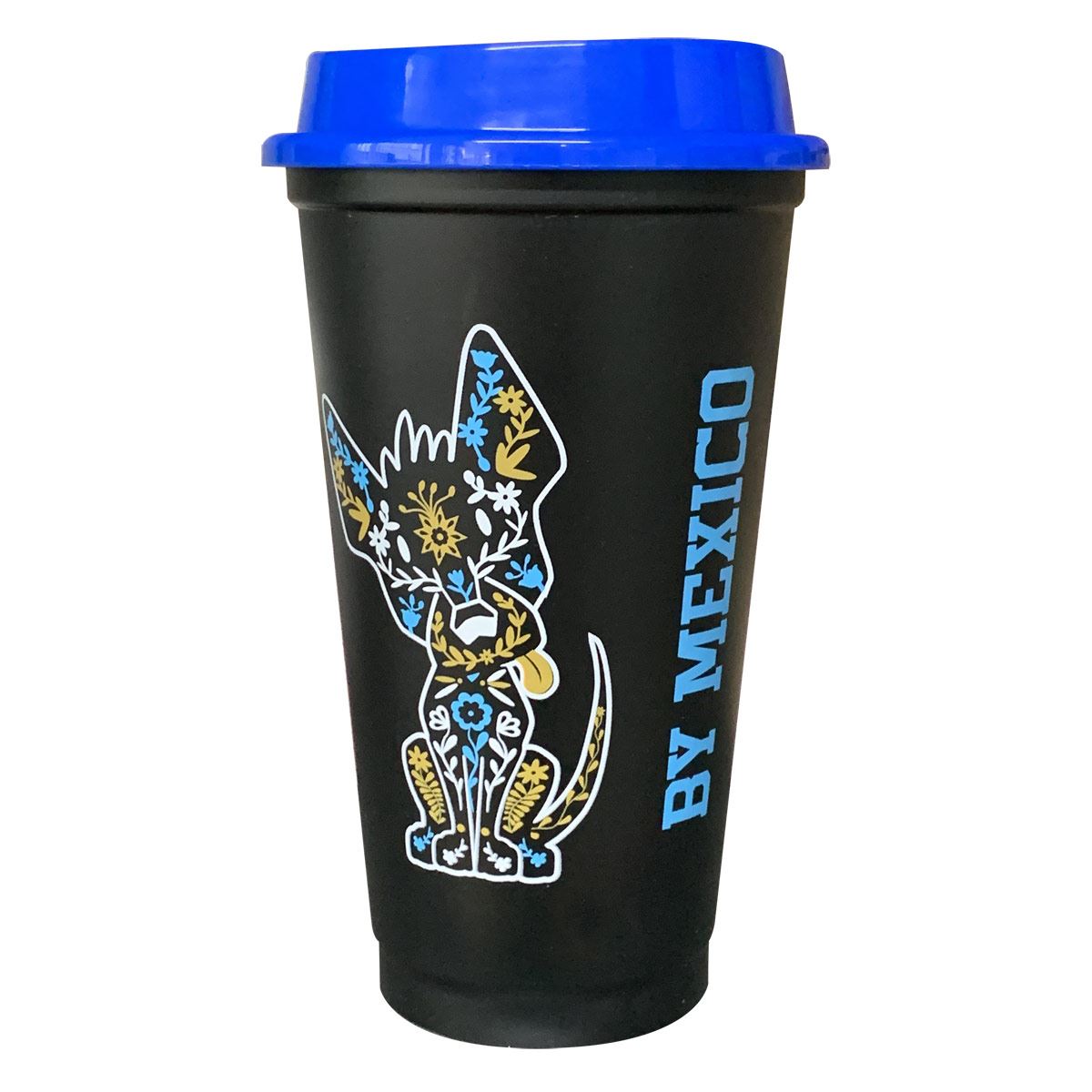 Vaso Cafetero con Tapa Xolo Negro BY MÉXICO image number null